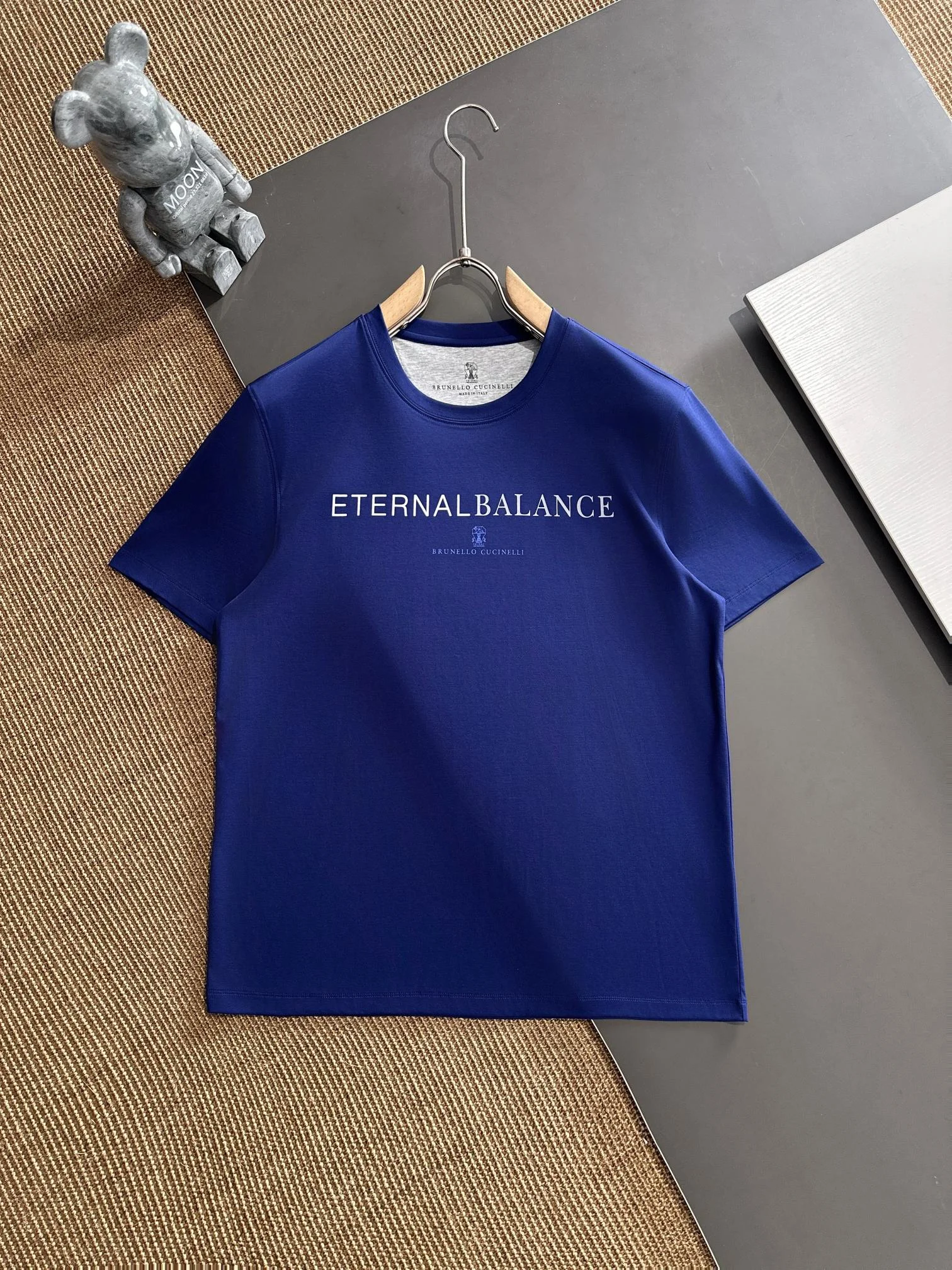 Brunello Cucinelli Men's Eternal Balance T-Shirt – Royal Blue