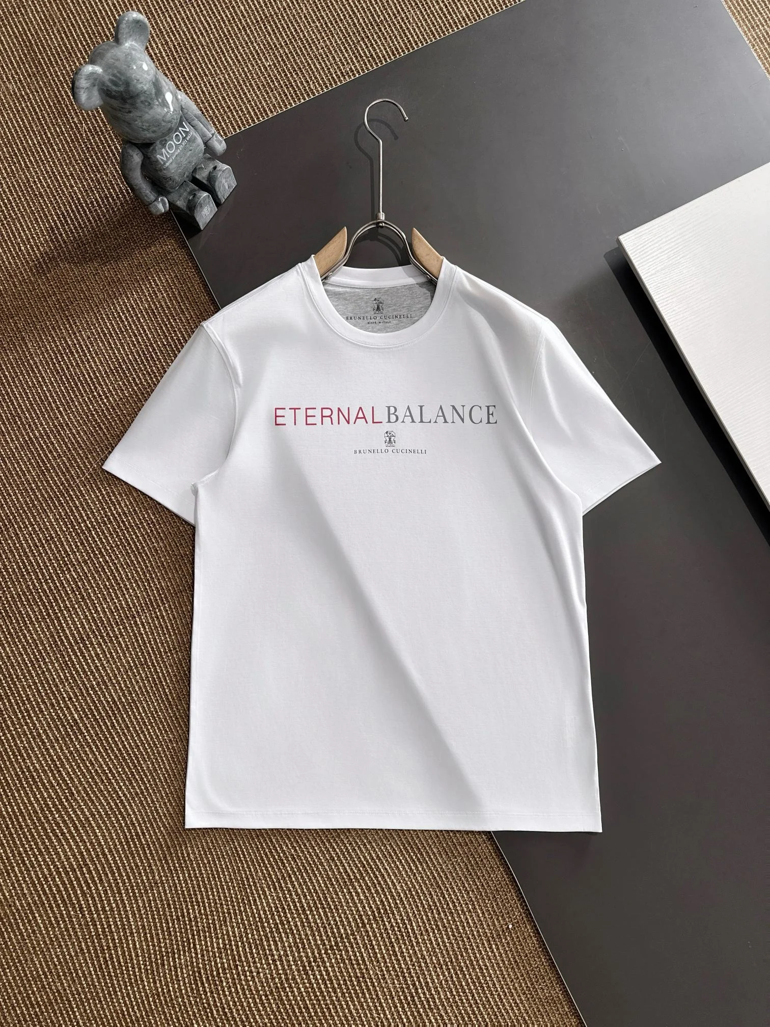 Brunello Cucinelli Men's Eternal Balance T-Shirt – White